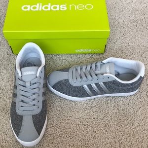 Women’s Gray BRAND NEW Adidas Neo Shoes Size 8